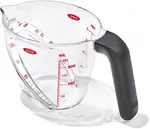 OXO Good Grips пластиковый мерный стакан, 250 мл, угловой Объем 0,250 л, цвет transparent - фото