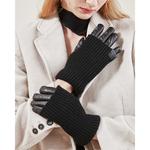 Вязаные перчатки Women's ELLE, oat - фото 4