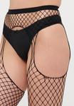 Колготки LARGE FISHNET CROTCHLESS TIGHTS Ann Summers, черный - фото 3