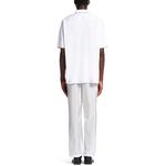 Рубашка поло мужская белая Prada, белый - фото 4