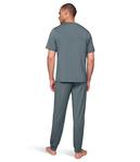 Пижама Eberjey Henry Short Sleeve Pant Pj Set, цвет Stone Blue - фото 2