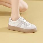 Женские скейтерские кеды JOSINY низкие, экрю - фото 8