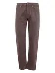 Брюки с пятью карманами Incotex, коричневый - фото