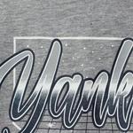 Молодежная серая футболка New York Yankees Bleachers для девочек Outerstuff - фото 4