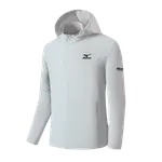 Mizuno Мужская одежда для защиты от солнца, Gray Green - фото 11