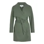 Пальто Vila Cooley Collar Belt, зеленый - фото 3