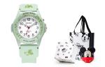Disney Часы Mickey Series Quartz Movement Silicone Strap Watch Unisex White Dial - фото 9