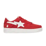 Кроссовки BAPE Bapesta 'Suede Pack - Red', красный - фото