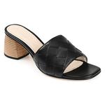 Босоножки-Слайдеры Kellee на блочном каблуке Journee Signature, черный - фото 2