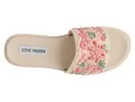 Сандалии Billee Steve Madden, Ivory/Pink/Green - фото 7