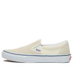 Кроссовки skate slip-on 'checkerboard - off white' Vans, хаки - фото