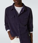 Кашемировая рубашка God's True Cashmere, Lapis Lazuli - фото 5