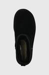 Ботинки замшевые UGG Classic Ultra Mini на платформе, черный - фото 5