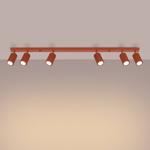 Потолочный светильник Sollux Lighting Karbon, красный - фото 5