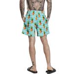 Шорты Urban Classics Swim Shorts Pattern (Big ), синий - фото 2