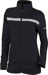 Columbia Golf Women's Omni-Wick Play Through Full Zip, Black - фото