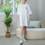 Платье с короткими рукавами женское белое Vans - фото 5