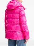 Куртка с капюшоном и нашивкой-логотипом Pinko, розовый - фото 3