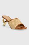 Шлепанцы Raffia Sandal JW Anderson, бежевый - фото
