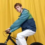 Куртка US Version Unisex Champion, синяя в стиле пэчворк - фото 10