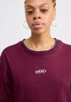 Топ Obey Clothing RALLY SLEEVE STRIPE, Wine/Bordeaux - фото 6