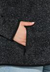 Флисовая куртка Ulla Popken HEATHER , Black - фото 4
