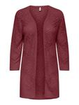 Вязаный кардиган ONLY, красный - фото