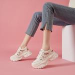 Дышащие массивные кроссовки Low Top женские LINGPAO, бежевый - фото 6