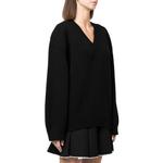 Кашемировый свитер женский черный Prada - фото 4