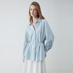 ELLE Рубашка Women's Blue Lapel - фото 5