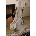 Плед Duo Perla элегантный дизайн Casatex, серый - фото 2