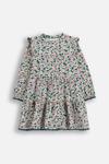 Детское хлопковое платье Coccodrillo, мультиколор - фото