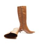 Сапоги женские Guess Qial на шпильке, бежевый - фото 4