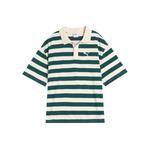 PUMA Поло Unisex Green в полоску SS25 WARDROBE ESS - фото
