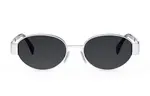 CELINE Солнцезащитные очки овальной формы Eyewear Oval Frame, Silver - фото 12