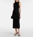 Платье макси с драпировкой Courrèges, черный - фото 2