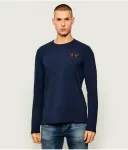 Лонгслив regular fit La Martina, темно-синий - фото