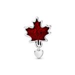 Шарм Canada Red Maple Leaf Pandora, стерлинговое серебро - фото 4