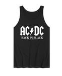 Мужская футболка ACDC Back In Black Tank AIRWAVES, черный - фото