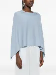 Джемпер Cowl-neck cashmere short poncho Eric Bompard, синий - фото 3