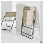 Складной стул MOFALLA IKEA, нержавеющая сталь/бежевый - фото 4