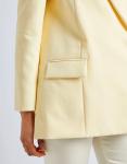 Блейзер Maison Rabih Kayrouz, кремовый - фото 4