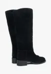 Na niskim obcasie boots Estro, Black - фото 3