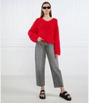 Пуловер женский Hugo свободного кроя, красный - фото 2