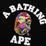 Футболка с принтом A BATHING APE, черный - фото 5