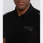 Рубашка поло стандартного кроя Ea7, черный - фото 4