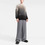 Свитер men's ss22 round neck gradient pullover wool sweater gray Off-White, серый - фото 2