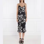 Эрмитажное платье Marella, черный - фото