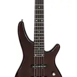 Электрогитара бас Glarry GIB 5 струн полного размера SS - коричневая - фото 5