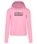 Толстовка Regular fit Hugo Kids, розовый - фото